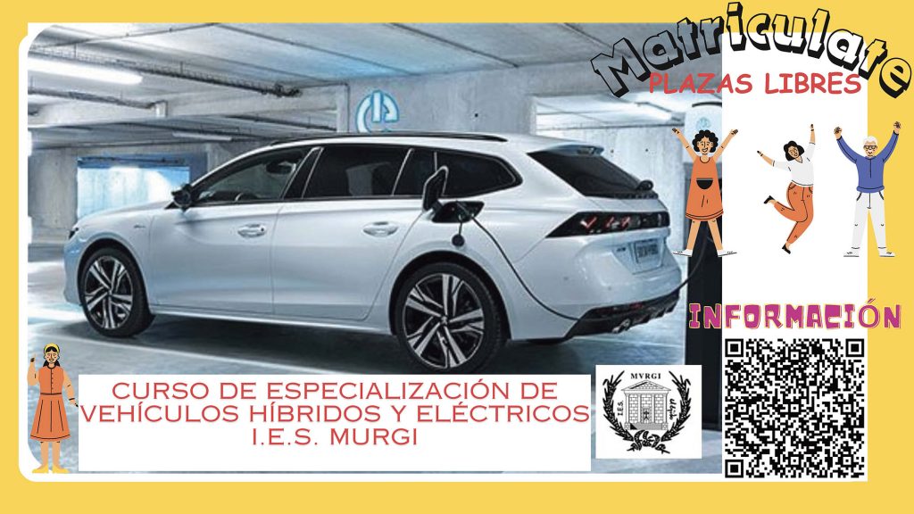 Plazas libres curso especialización vehículos eléctricos