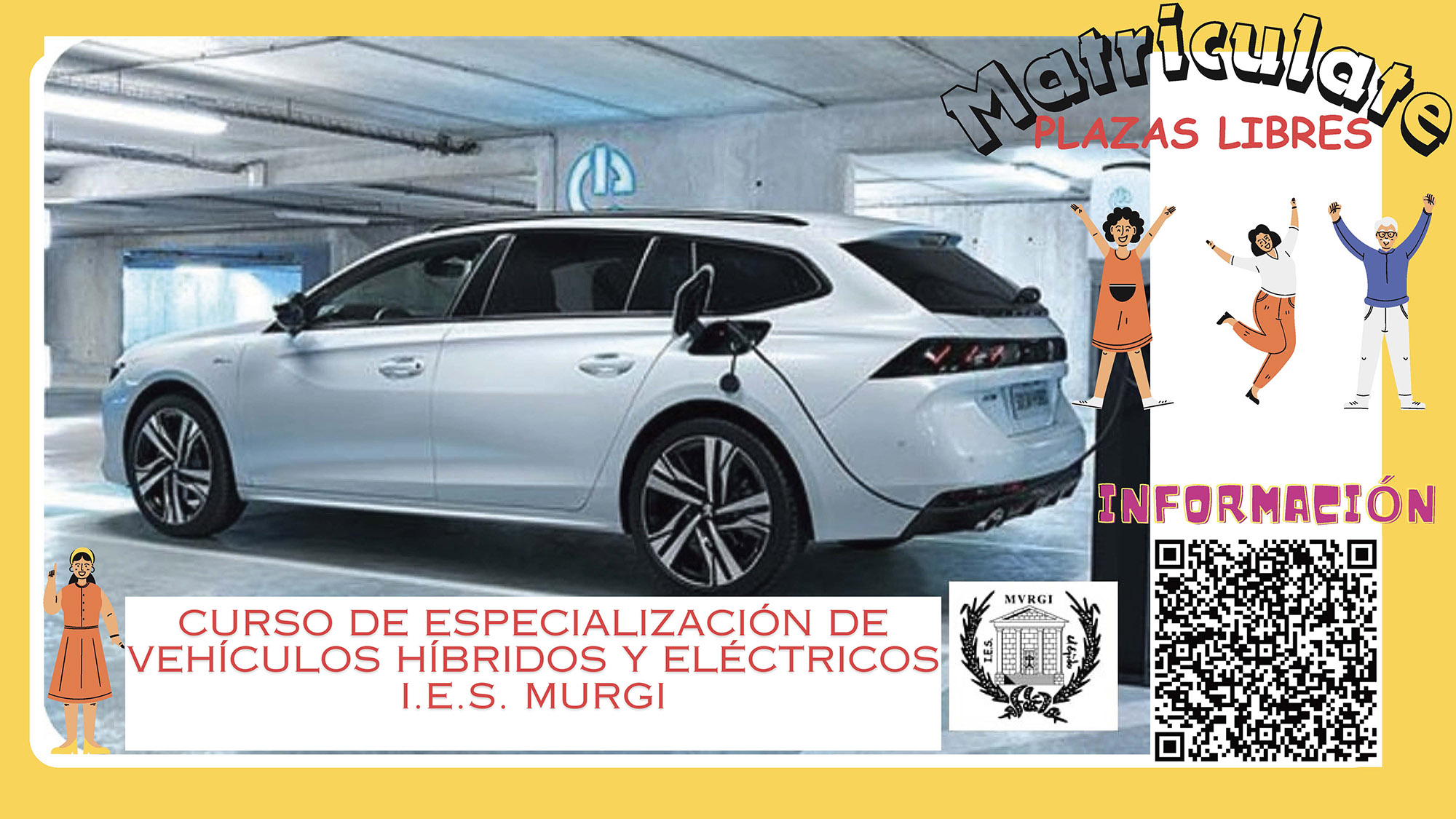 Plazas libres curso especialización vehículos eléctricos